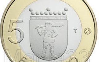 5 Euro Proof  Maakuntaraha Lappi