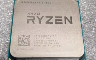 Ryzen 5 1600 6-Ydin, 12-sälettä * Osta Heti *