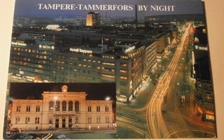 Tampere by night, iltanäkymä, väripk, p. 1997