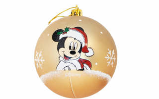 Joulupallo Mickey Mouse Happy smiles Kullattu 6 