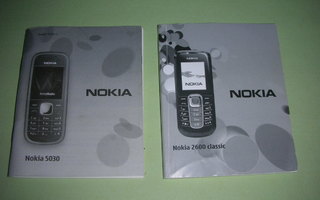 Nokia puhelimien ohjekirjoja