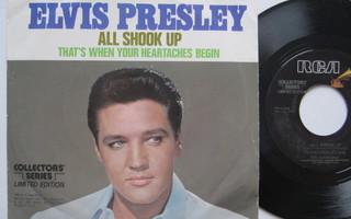 Elvis Presley All Shook Up 7" sinkku Amerikkalainen PB-11106
