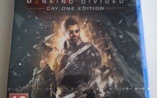 Deus Ex mankind divided Day one edition PS4 **UUSI**