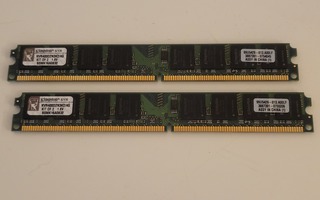 Kingston 4GB DDR2 (2x2GB) 400MHz muistikitti