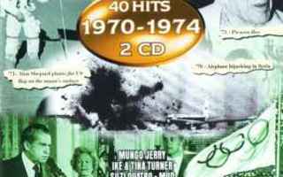 Various • 40 Hits 1970-1974 Tupla CD