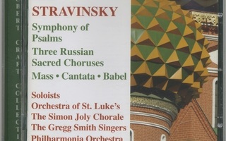 STRAVINSKI • CRAFT: Psalmisinfonia et al – Naxos kok-CD 2006