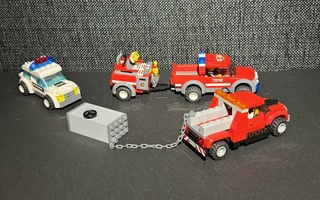 Lego poliisi, rosvo ja palokunta