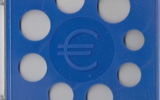 Eurokolikkojen keräilykotelo kovamuovia