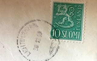 Leijona postimerkki 10 markkaa v. 1959
