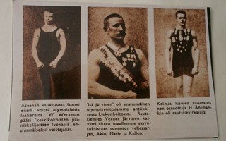 Weckman, Järvinen, Åhlman - kuva vanhasta kortista, ei p.