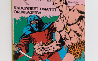 Edgar Rice Burroughs : Tarzan 11/1982 : Kadonneet timanti...