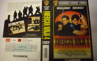 Vhs kansipaperi Fix - AMERICAN NINJA 4 The Annihilation