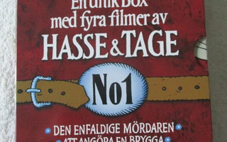 HASSE & TAGE No1 (4 x DVD) EN UNIK BOX MED FYRA FILMER