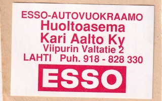 Lahti, Huoltoasema Kari Aalto Ky ESSO,  b428