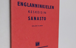 Eino Miettinen : Englanninkielen keskeisin sanasto