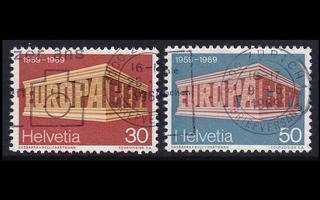 Sveitsi 900-1 o Europa (1969)