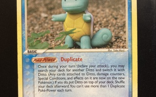 Ditto (squirtle) 40/113 pokemon rare kortti