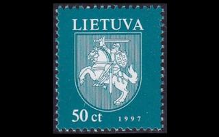 Liettua 635 ** Käyttösarja vaakuna (1997)