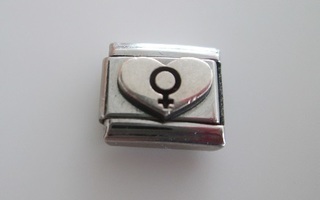 AITO NOMINATION PALA, hopea sydän symboli nainen
