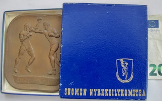 VANHA Osanottaja/Palkinto Mitali Nyrkkeily Suomi- Norja 1952