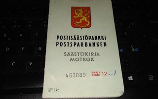 Leijonakantinen Säästökirja Pori Kokemäki -leimat PK400/1