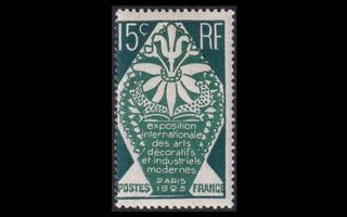 Ranska 178 ** Taidekäsityönäyttely 15 C (1925)