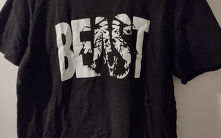 XXL musta Beast-t-paita uusi