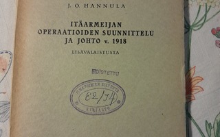 itäarmeijan operaatioiden suunittelu ja johto 1918