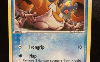 Krabby 66/132 pokemon holo rare kortti