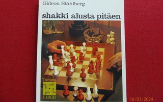 Gideon Ståhlberg: Shakki alusta pitäen