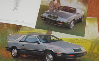 1987 Chrysler Le Baron Coupe PRESTIGE esite - ISO- KUIN UUSI