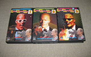 Max Headroom 1-3 -VHSt (FIx, Video Trade, Matt Frewer, 1987)