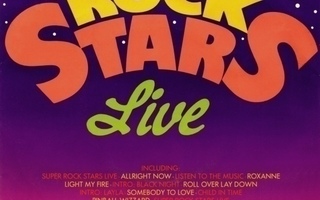 SUPER ROCK STARS LIVE : ROCK MEDLEY SINGLE : VINYYLI 7" 1981