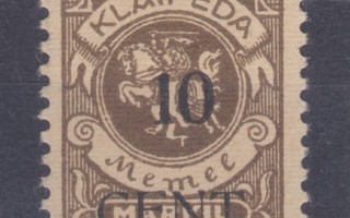 Saksa Reich Memel 1923 Mi 181 **Mi 125€