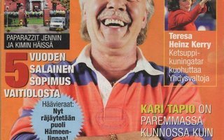 Seura n:o 32 2004 Kari Tapio. Teressa. Paparazzit häissä.