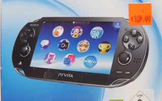 PS Vita Crystal Black Console (PCH-1104)