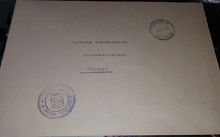 Helsingin Piirin Nimismies virkakuori 1955 PK150/20