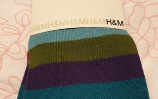 UUDET H&M:n raidalliset sukkahousut, koko 98/104 cm