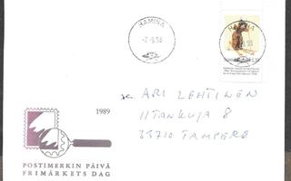 Postilähetys - M.Wendelin (LAPE 1213) Hamina 7.9.1993
