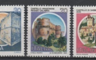 (S2156) ITALY, 1981 (Definitives. Castles). Mi ## 1766-1768