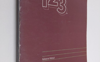 1-2-3 reference manual : Release 2