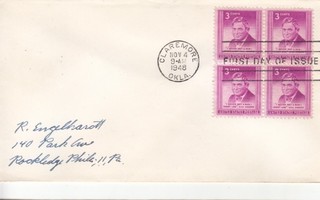 USA FDC 1949  nelilöllä