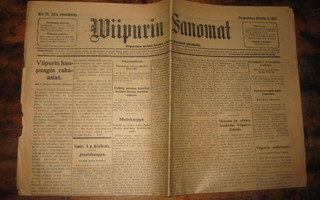 Sanomalehti  Wiipurin Sanomat  9.2.1917