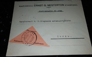 Lahti Postiennakkokuori 1934 PK800/3