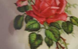 Vanha ruusukortti: Kauniit ruusut/ käytetty - 32