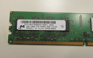Micron 2GB PC2-6400U DDR2-800MHz