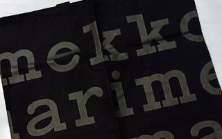 MARIMEKKO Musta Logo kassi uusi