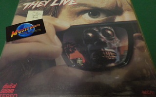 THEY LIVE M-/EX+ LASERDISC (W)