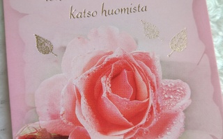 Kaunis ruusu postikortti