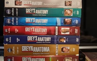Greyn anatomia tv-sarja kaudet 1-14